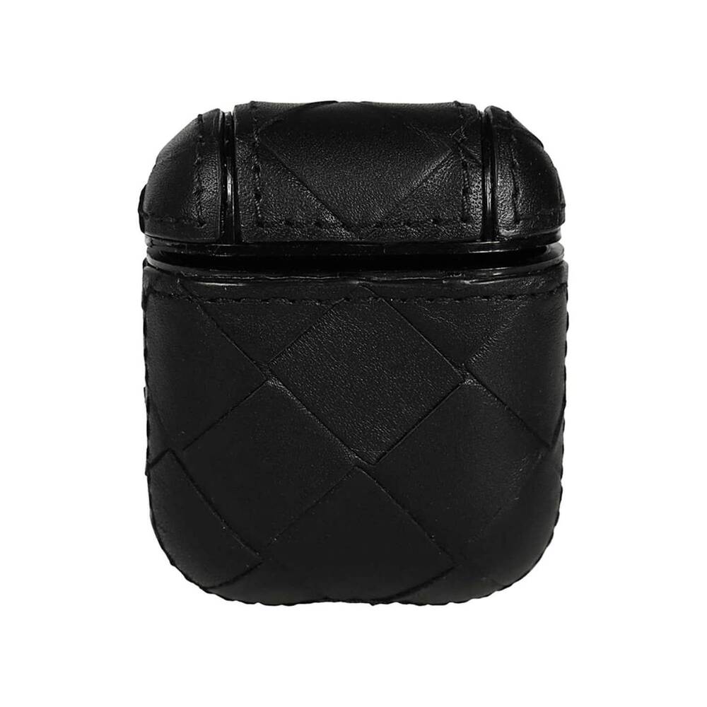 NEW BOTTEGA VENETA unisex airpods case in black